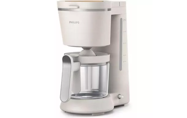 PHILIPS Cafetière filtre 10/15 tasses blanche - Eco Conscious - HD5120.00