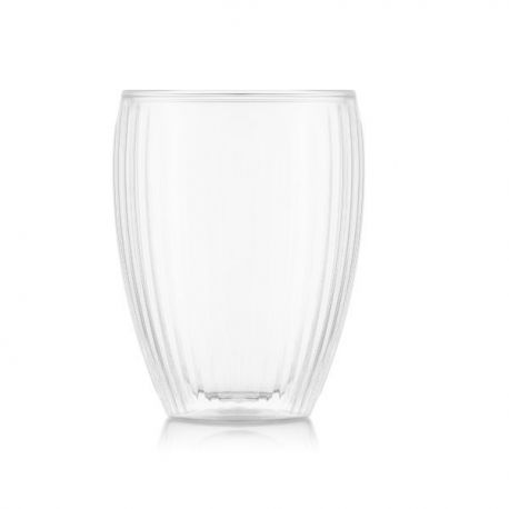 BODUM PAVINA DOUBLE PAROI STRIES 32CL SET 2 VERRES 12249-10