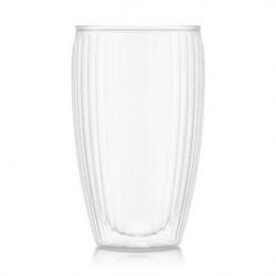 BODUM PAVINA DOUBLE PAROI STRIES 45CL SET 2 VERRES 12250-10