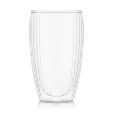 BODUM PAVINA DOUBLE PAROI STRIES 45CL SET 2 VERRES 12250-10