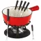 TABLE ET COOK Service à fondue 21 cm Rouge - Savoyard