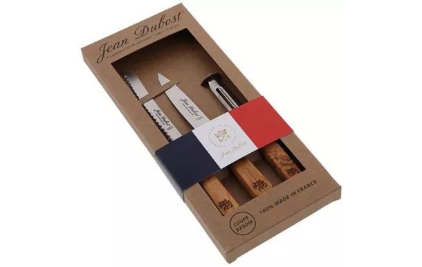 JEAN DUBOST ELYSEE coffret Kraft 3P Laguiole coute CB10A250C16343