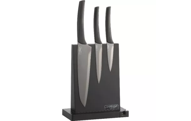JEAN DUBOST FUSION BLOC NOIR 3 COUTEAUX DE CUISINE DF121010X70097