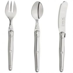 JEAN DUBOST SET 3 PIECES ENFANT LAGUIOLE INOX FR L0032344L06311