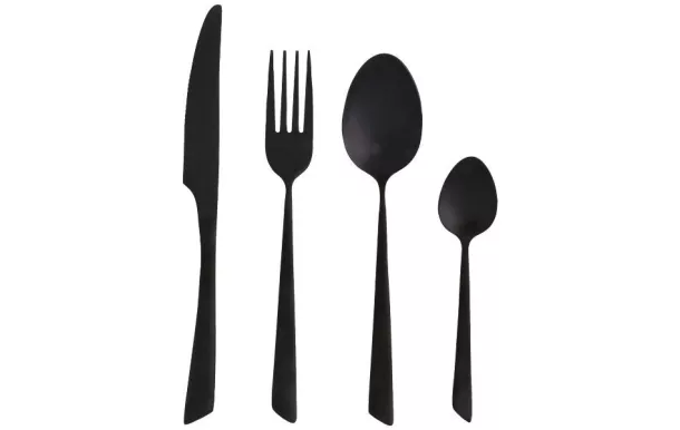 JEAN DUBOST DELTA BLACK MENAGERE 16 PIÈCES ND010890X69011