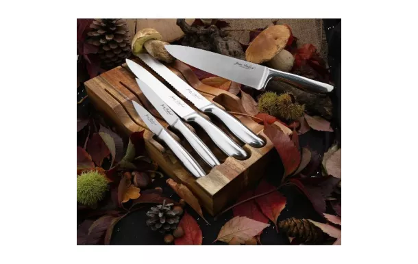 JEAN DUBOST STORAGE 5 COUTEAUX CUISINE + PLANCHE R BS288520X00232