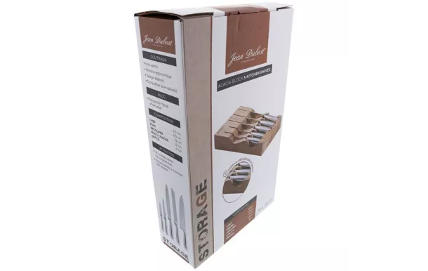 JEAN DUBOST STORAGE 5 COUTEAUX CUISINE + PLANCHE R BS288520X00232