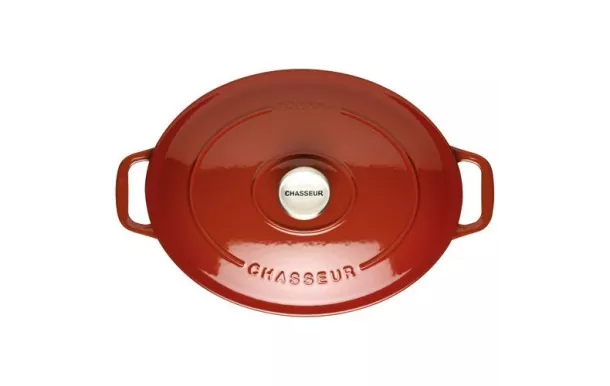 CHASSEUR Cocotte en fonte ovale 33 cm Érable - Sublime