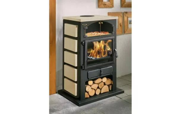 GODIN Poêle à bois chamonix XXL sahara - 350104SAHARA