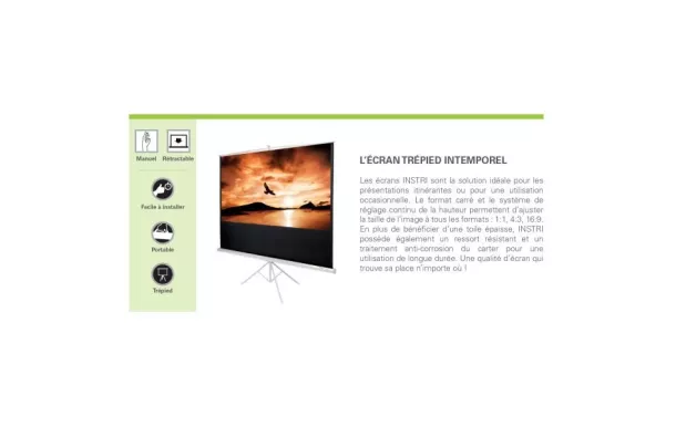 INSTALL Ecrans Manuel - INSTRI170B