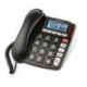 SCHNEIDER Téléphone résidentiel sans répondeur SCHNEIDER - GMSC525FBLK GMSC525FBLK