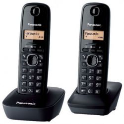 PANASONIC Téléphone résidentiel sans répondeur - KXTG1612FRH