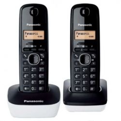 PANASONIC Téléphone résidentiel sans répondeur PANASONIC - KXTG1612FRW KXTG1612FRW