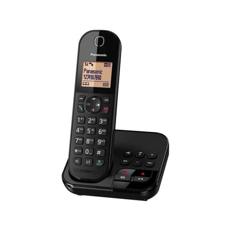 PANASONIC Téléphone résidentiel avec répondeur - KXTGC420FRB