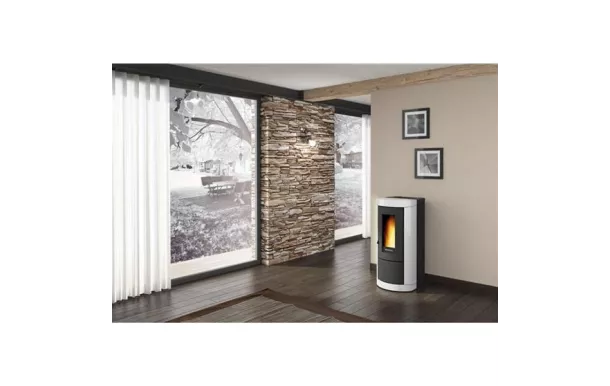 NORDICA EXTRAFLAME Poêle à granulés électronique 7 KW - MIETTAEVOBLANC