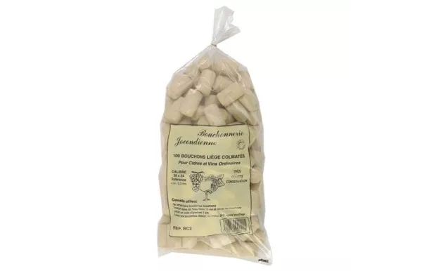 BOUCHONNERIE JOCONDI BOUCHON CYLIN.38X24COLMAT.SAC BC2