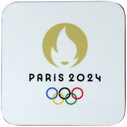 LE COQ FRANÇAIS PARIS 2024 Pack de 4 sous-verres   P24LCFSOVE0001