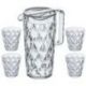 KOZIOL SET CRYSTAL 4 VERRES + PICHET 1.6L 4007535