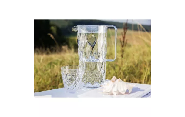 KOZIOL SET CRYSTAL 4 VERRES + PICHET 1.6L 4007535