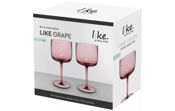 VILLEROY ET BOCH LIKE VAP ROUGE SET 2PCES 19-5178-8200