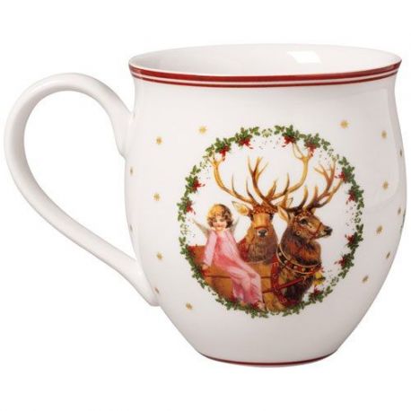 VILLEROY ET BOCH Toy's Delight Mug, Pere Noel & An 14-8585-9651