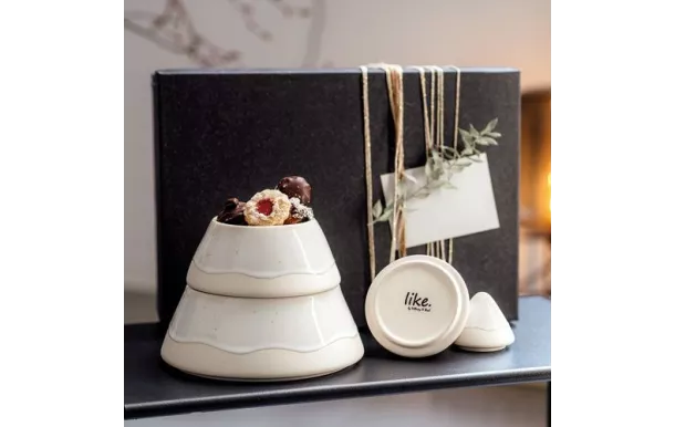 VILLEROY ET BOCH Winter Glow Boite sapin 18X18X23C 14-8671-4471