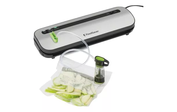 FOODSAVER Machine de mise sous vide Silver & Noir Compacte - VS01290X01