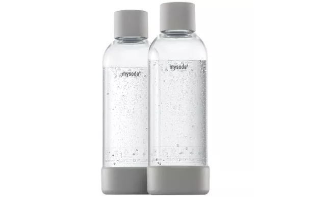 MYSODA BOUTEILLE (2) 1L PET ET BIOCOMPOSITE GRIS EU-2PB10-MG