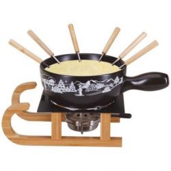 NOUVEL ARB SET A FONDUE FROMAGE WINERSPORT 9P NOIR 402365