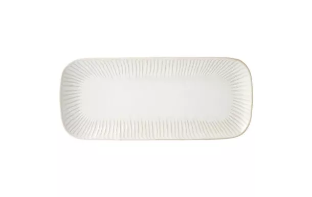 EASY LIFE GALLERY BLANC PLAT A CAKE 36X16CM 2546GALW