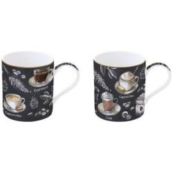 EASY LIFE BARISTA COFFRET 2 MUGS 35CL 283BRST