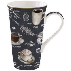 EASY LIFE BARISTA COFFRET 1 MUG GEANT 60CL PORCELA 1462BRST