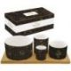 EASY LIFE CELESTE SET APERITIF 4 COUPELLES EN PORC 1468CELE