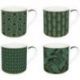 EASY LIFE CHARLESTON COFFRET 4 MUGS 30CL 179CTON