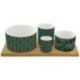 EASY LIFE CHARLESTON SET APERITIF 4 COUPELLES EN P 1468CTON