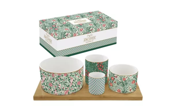 EASY LIFE FLORAL FANTASY SET APERITIF 4 COUPELLES  1468FASY