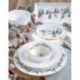 EASY LIFE COFFRET PLAT A CAKE 35X15CM EN PORCELAIN 1109CHAL