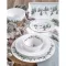 EASY LIFE COFFRET PLAT A CAKE 35X15CM EN PORCELAIN 1109CHAL