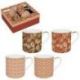 EASY LIFE COFFRET 4 MUGS 30CL EN PORCELAINE FINE F 179FREV