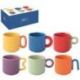 EASY LIFE COFFRET 6 TASSES A CAFE 10 CL EN PORCELA 1742CRCC