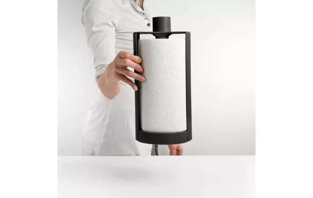 BLIM PLUS PORTE ROULEAU ESSUIE TOUT NOIR PR003-000001-010