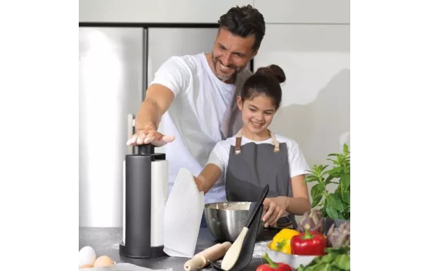 BLIM PLUS PORTE ROULEAU ESSUIE TOUT NOIR PR003-000001-010