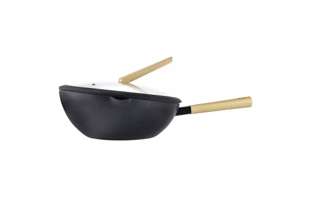 IBILI Wok 30 cm avec couvercle - Luxe