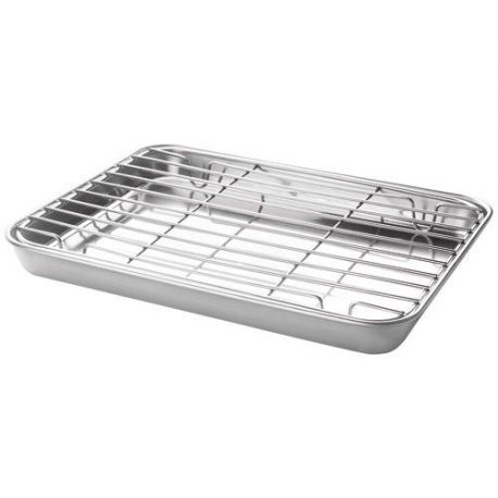 LACOR PLAT A FOUR AVEC GRILLE 26,5X20,5X2,5CM 15566