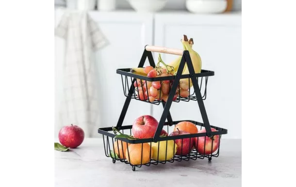 LACOR CORBEILLE FRUITS 2 PANIERS 61124