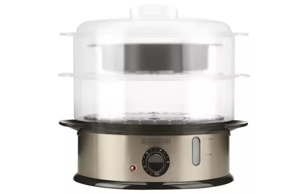 BLACK & DECKER  CUISEUR VAPEUR 800W 2BOLS 6,5L MIN BXST800E