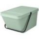 BRABANTIA POUBELLE TRI SORT & GO JADE GREEN 22.5X2 277764