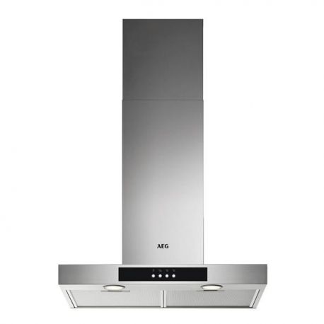 AEG Hotte décorative 60 cm débit 600 m3/h inox - DBB4651M