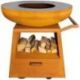 WHITE FIRE Barbecue 94.5 cm Acier Corten - Nomad