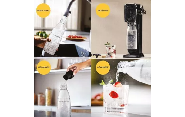 SODASTREAM MACHINE A GAZEIFIER ART MARBRE EFFET ARTMARBRE